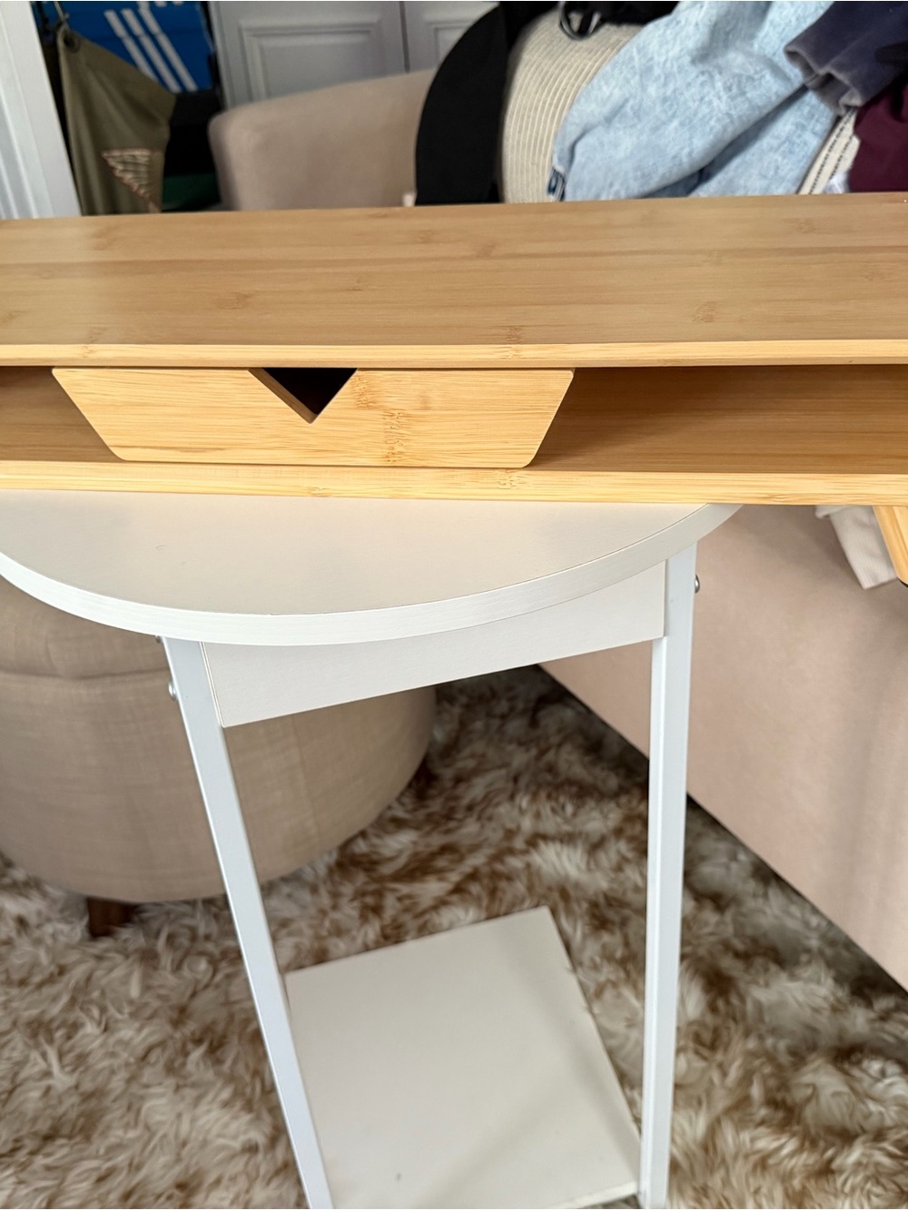 ✨ Modern Bamboo Monitor Stand / Desk Organizer ✨